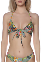 Slip de baie cu imprimeu floral Touho Ayanna Banana Moon