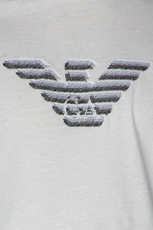 Tricou cu logo print Emporio Armani