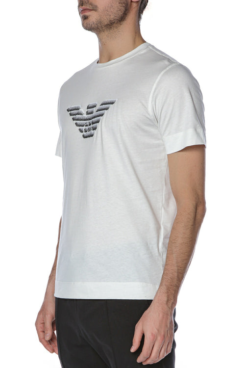 Tricou cu logo print Emporio Armani