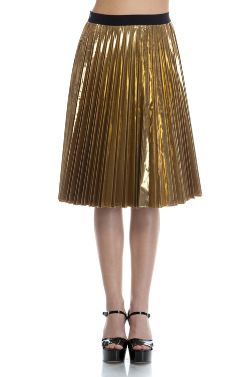 Fusta Metalica Plisata DKNY