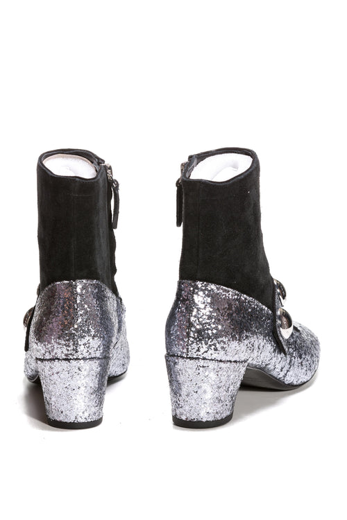 Botine cu aspect lucios Marc Jacobs