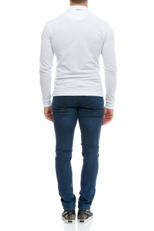Bluza polo alba La Martina