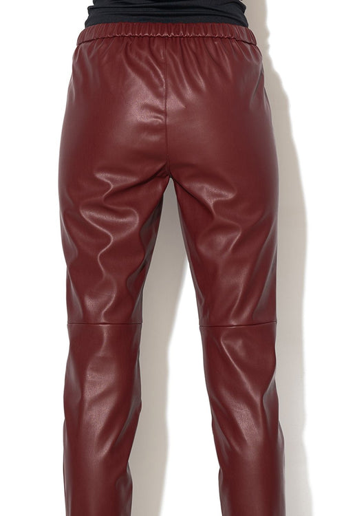 Pantaloni din piele ecologica Michael Kors