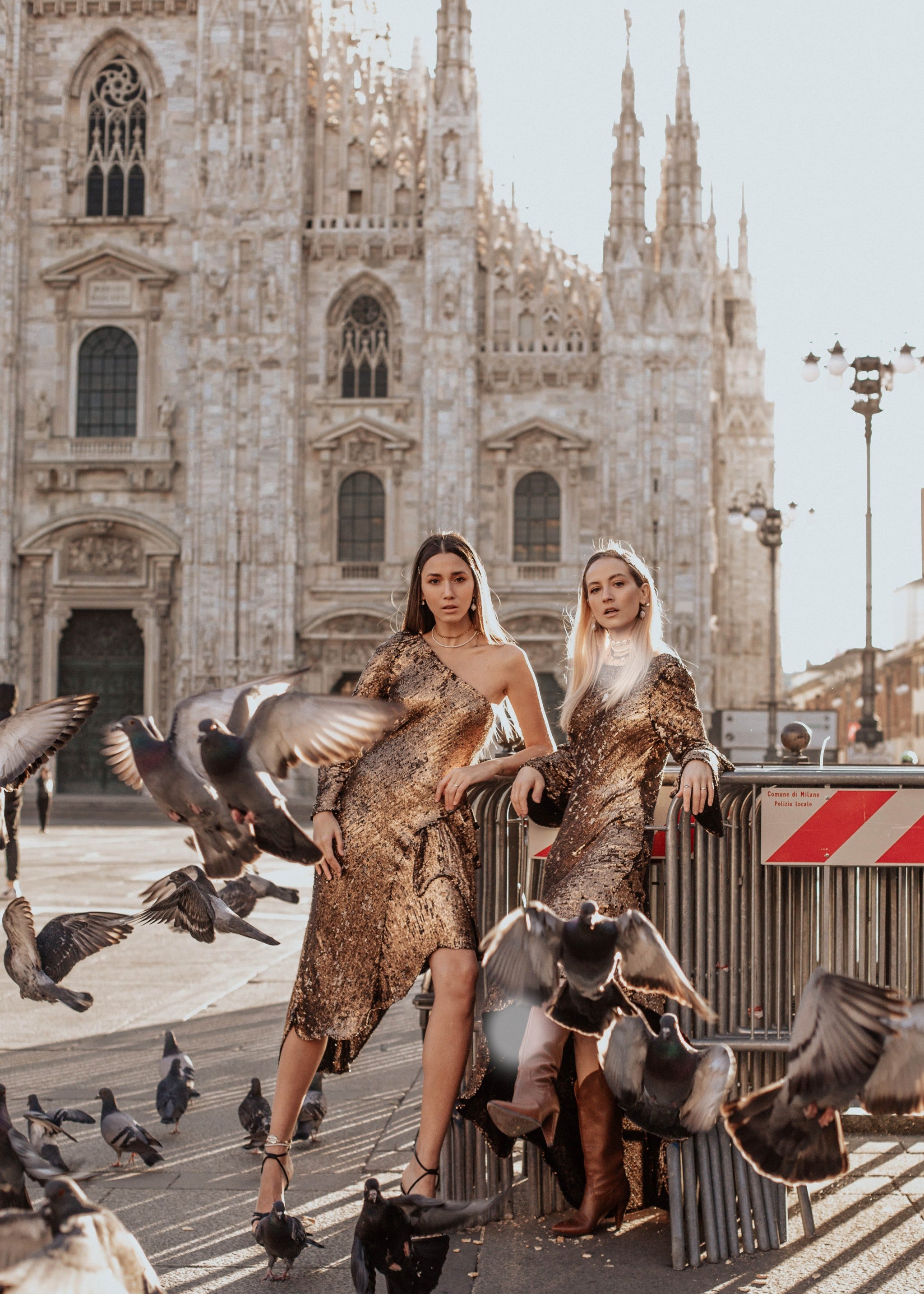 Diana Enciu si Alina Tanasa la Milano