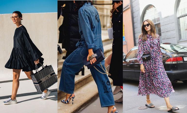 Tinere la evenimente de moda imbracate cu stil