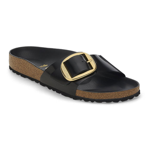 Sandale Birkenstock Madrid Big Buckle Natural Patent