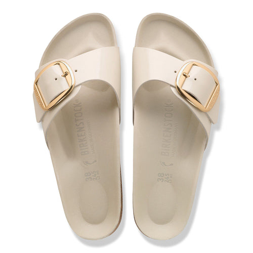 Sandale Birkenstock Madrid Big Buckle Natural Patent