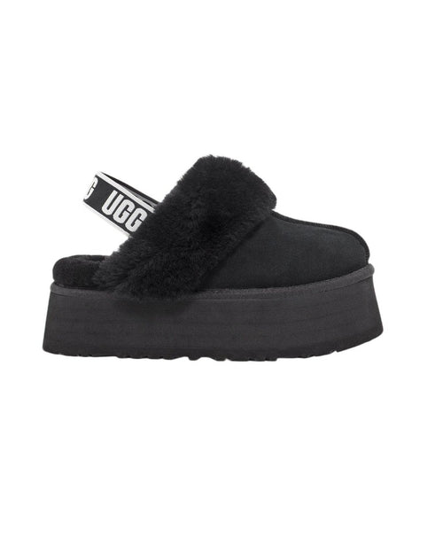 Papuci de piele cu bareta elastica Funkette UGG