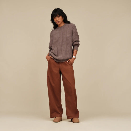 Pulover UGG Riz Top Rib