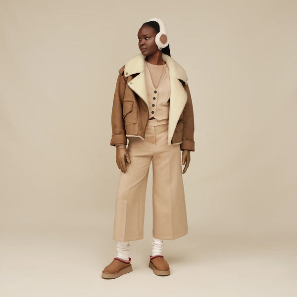 Jacheta UGG Finnian Luxefluff Moto