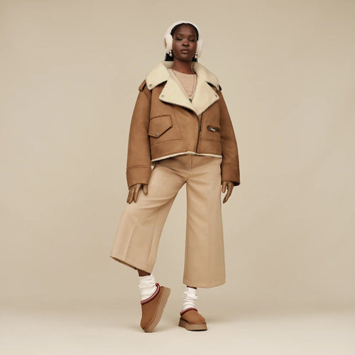 Jacheta UGG Finnian Luxefluff Moto