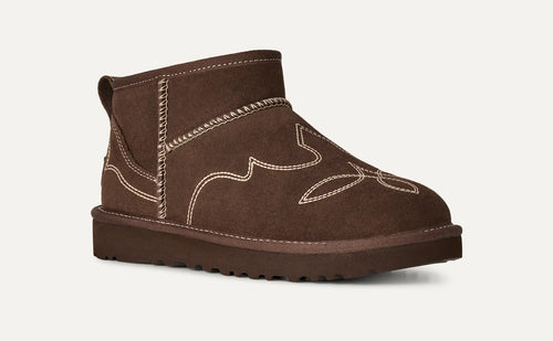 Gheata UGG Classic Ultra Mini Western Maro