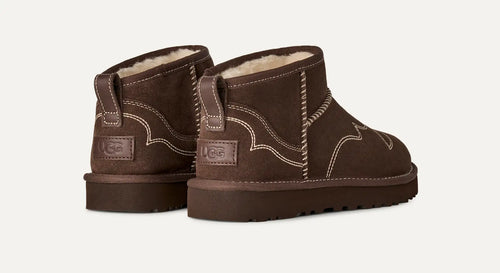 Gheata UGG Classic Ultra Mini Western Maro