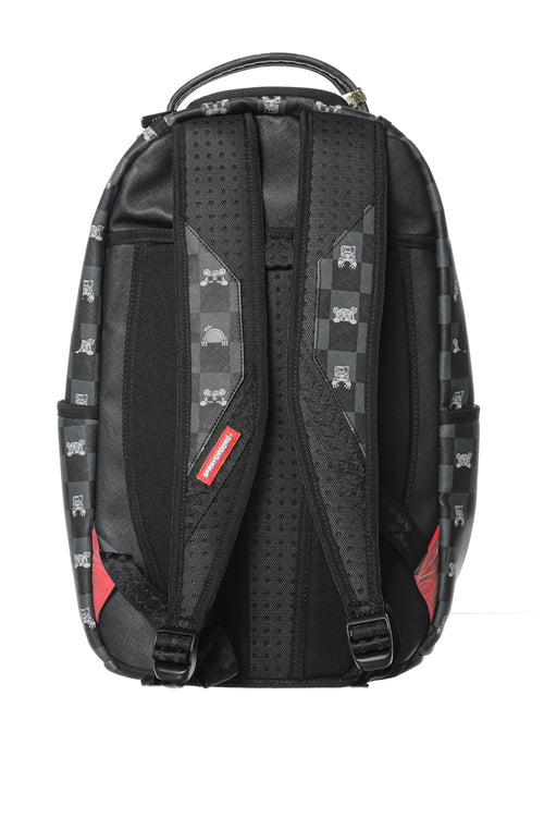 Rucsac Sprayground Gray Peeking Character Check Dlxsv
