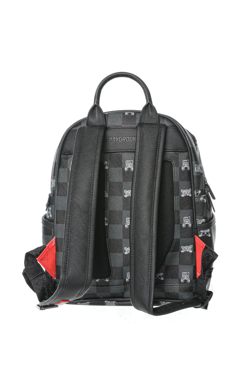 Rucsac Sprayground Gray Peeking Character Check Savage
