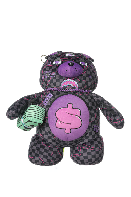 Rucsac Sprayground Purple Slime Takeover Bear