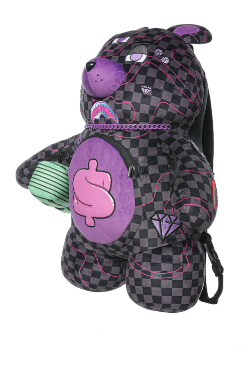 Rucsac Sprayground Purple Slime Takeover Bear