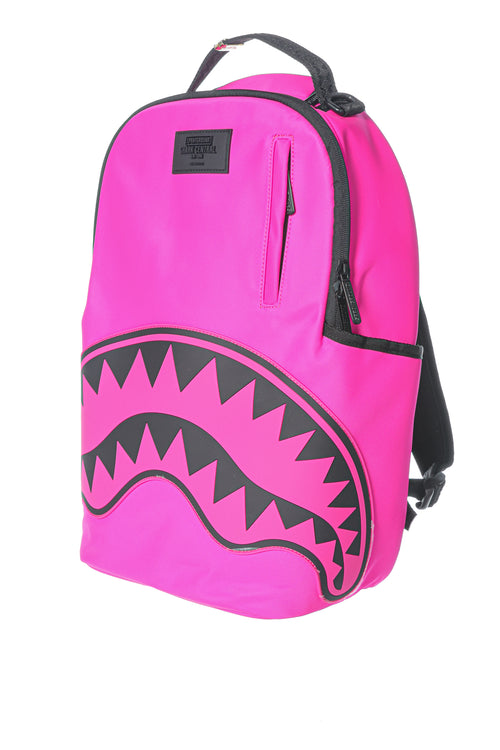 Rucsac Sprayground Shark Central White Stencil Shark