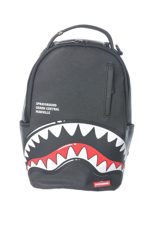Rucsac Sprayground Black Toon Shark Mini