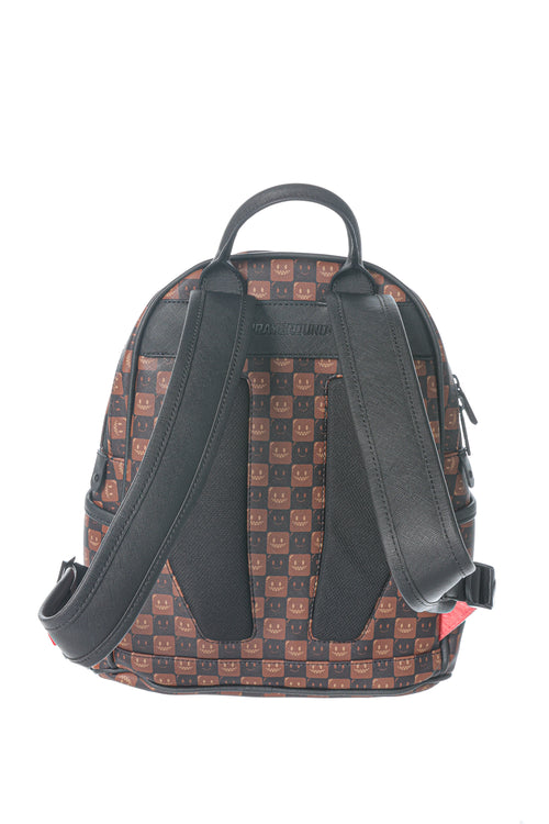 Rucsac Sprayground Sharks In Paris Wtf Bubble Brown Check Savage