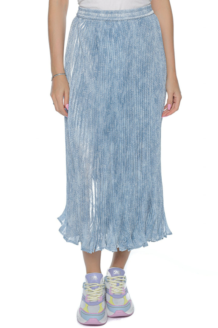 Fusta plisata Michael Kors Petal Midi Pleat