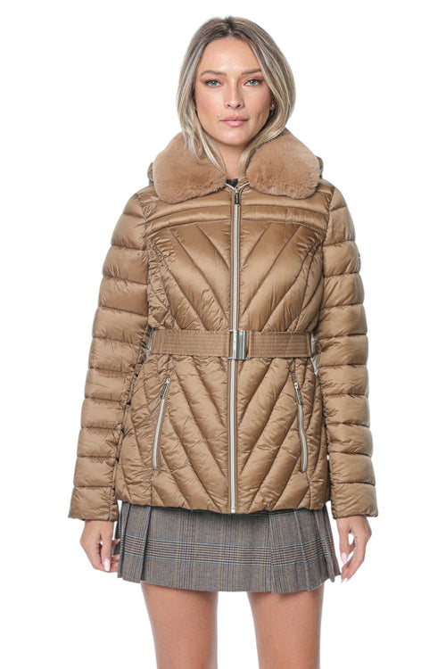 Jacheta Michael Kors Packable Fx Fur