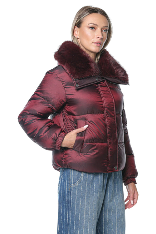 Jacheta Michael Kors Short Puffer Fur