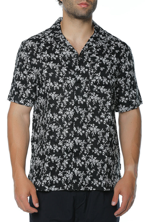 Camasa Michael Kors Ss 2Col Floral Camp