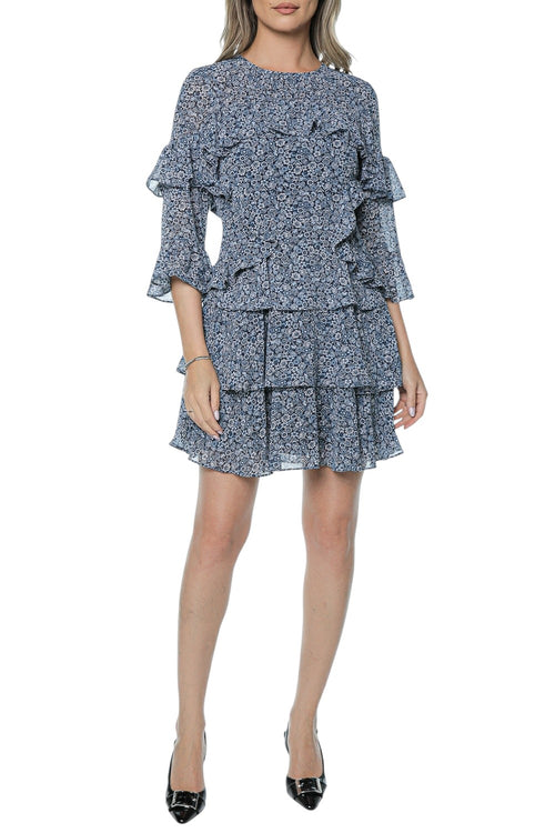 Rochie Michael Kors Floral Ruffle Mini