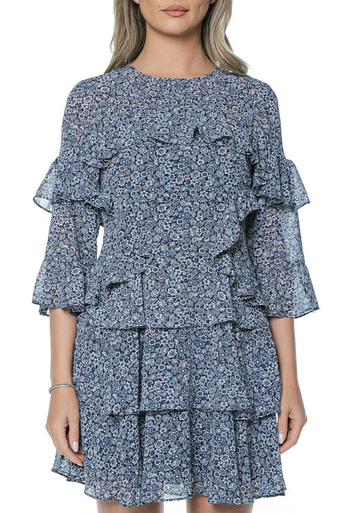 Rochie Michael Kors Floral Ruffle Mini