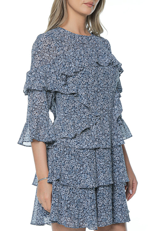 Rochie Michael Kors Floral Ruffle Mini