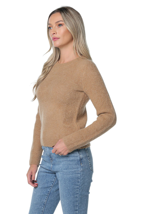 Bluza Michael Kors Brushed Alpaca Crew Maro