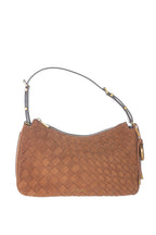 Geanta Michael Kors Nolita Medium Hand-Woven Suede Shoulder
