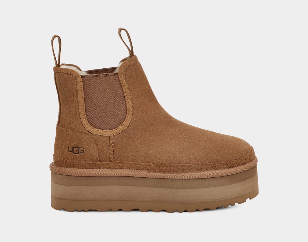 美品　EU38 UGG W NEUMEL PLATFORM Cizma UGG dama Neumel Platform Chelsea | SportCouture.ro – Sport