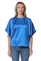 Tricou Ted Baker Cherika Bat Wing Albastru