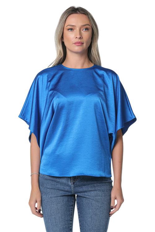 Tricou Ted Baker Cherika Bat Wing Albastru