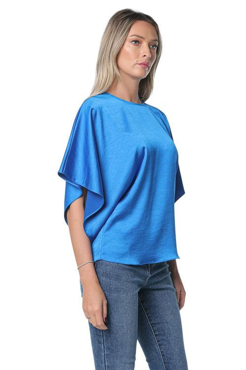 Tricou Ted Baker Cherika Bat Wing Albastru