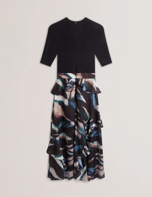 Rochie Ted Baker Aurelio Knit Bodice Printed