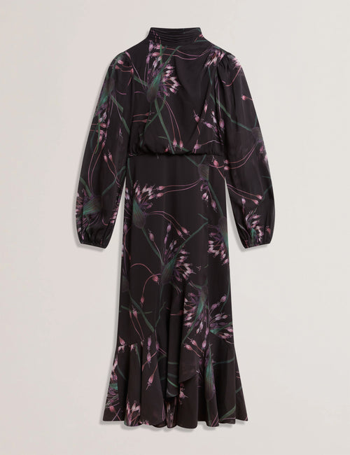 Rochie Ted Baker Tillas Long Sleeve Tie Neck