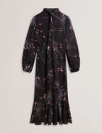 Rochie Ted Baker Tillas Long Sleeve Tie Neck
