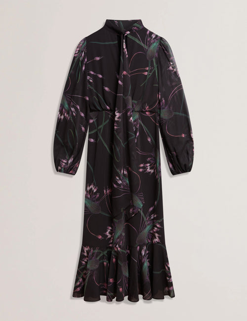 Rochie Ted Baker Tillas Long Sleeve Tie Neck