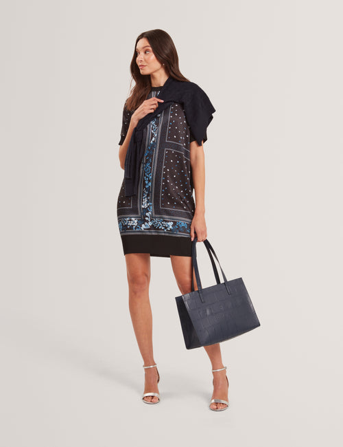 Rochie Ted Baker Azzala Printed Woven Front Boxy