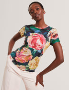 Tricou Ted Baker Mayfla Printed Fitted