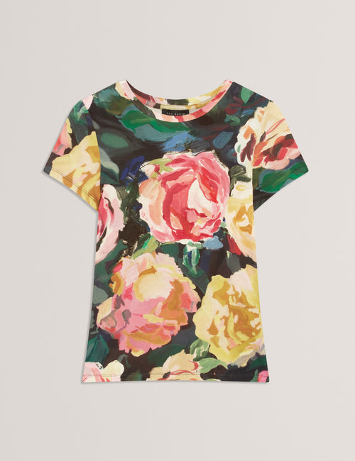 Tricou Ted Baker Mayfla Printed Fitted