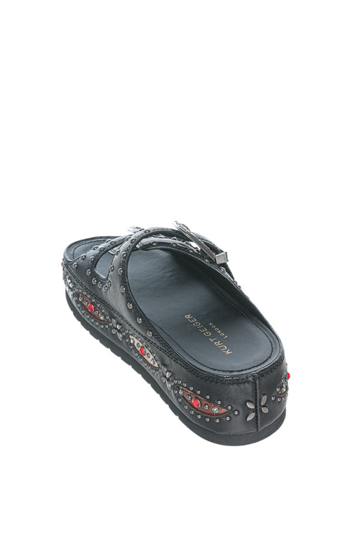 Papuci Kurt Geiger London Western Buckle Flatform