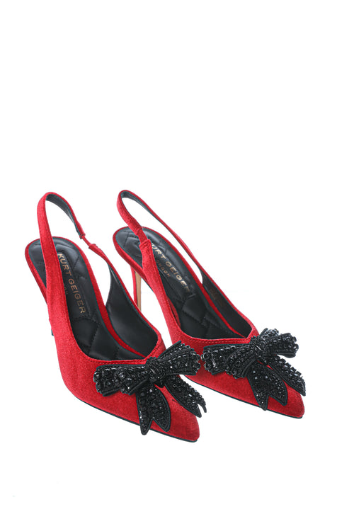 Pantofi Kurt Geiger London Belgravia Bow High Sling