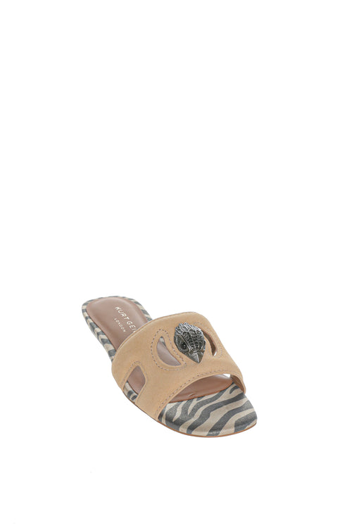 Papuci Kurt Geiger London Eagle Cut Out Flat Sdl