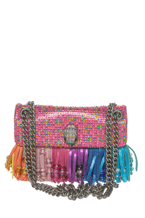 Geanta Kurt Geiger London Mini Kensington Fringe