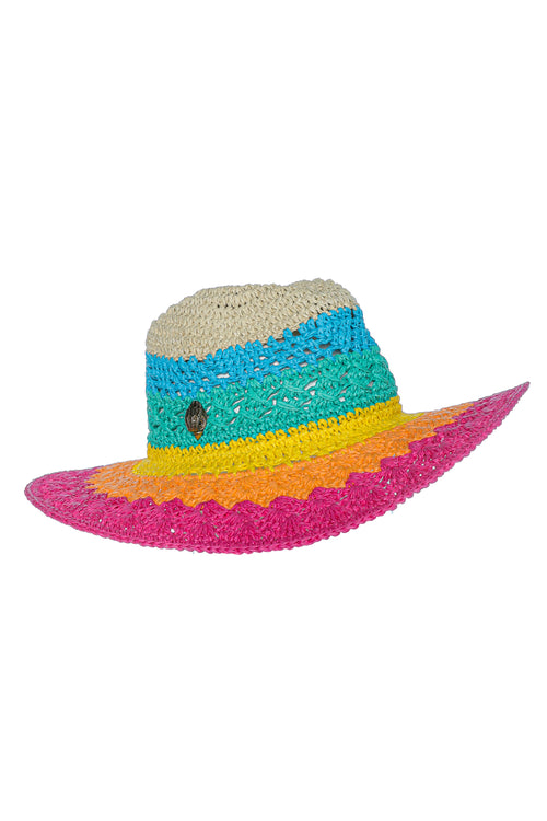 Palarie Kurt Geiger London Rainbow Fedora