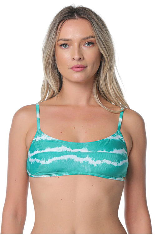 Sutien de baie Superdry Code Tie Dye Verde